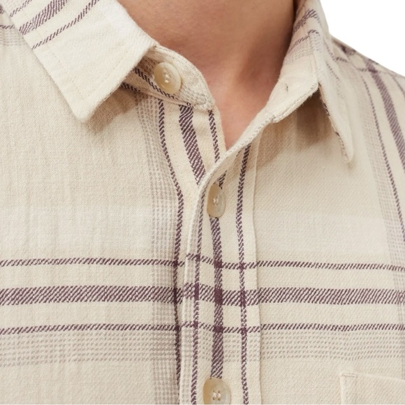 John Elliott Hemi Oversized “Gobi Check” Button Down Shirt Xl - Picture 3 of 13